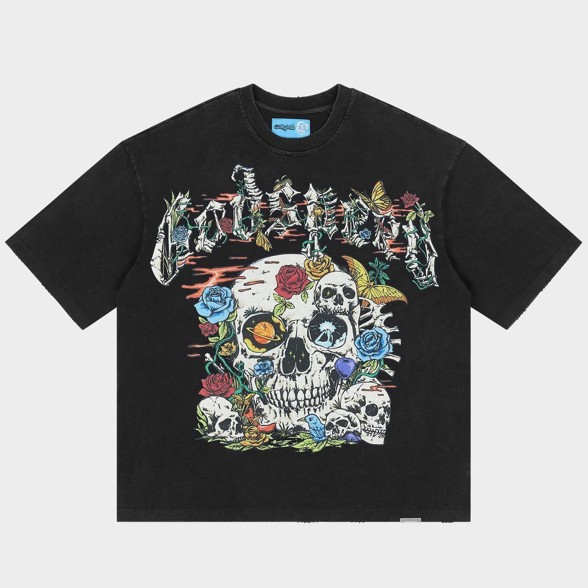 Godspeed Cosmic Remains Tee Black