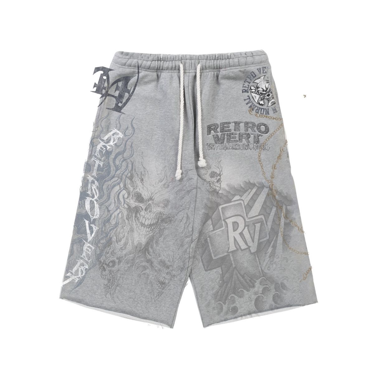 Retrovert Reaper Sweatshorts Grey
