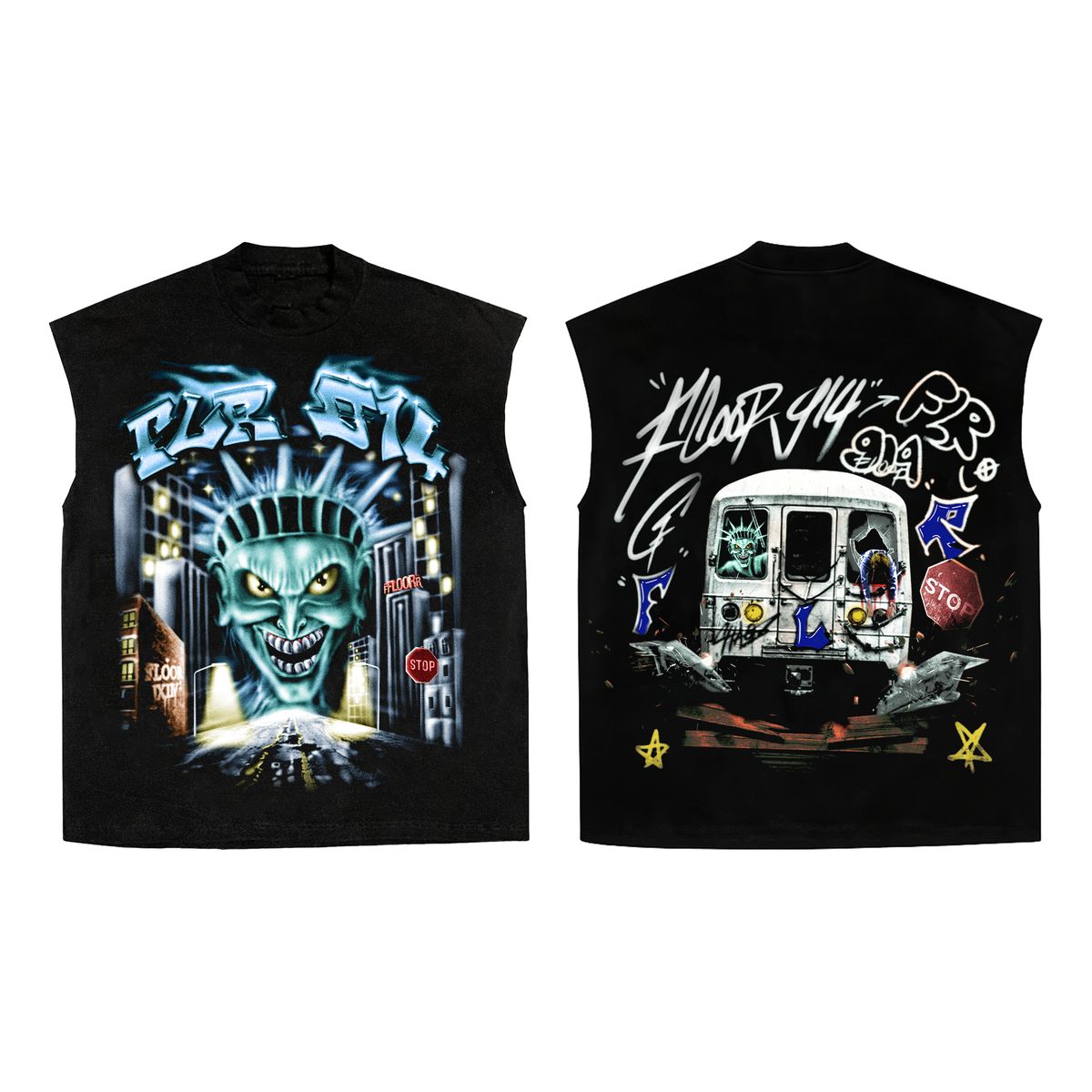 Floor 914 Subway Sleeveless Tee