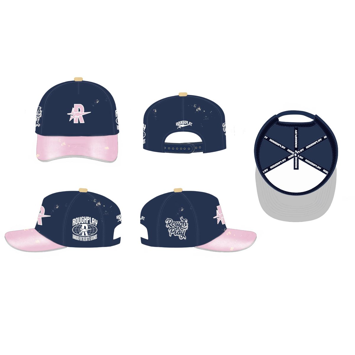 Roughplay Snap Navy/Pink