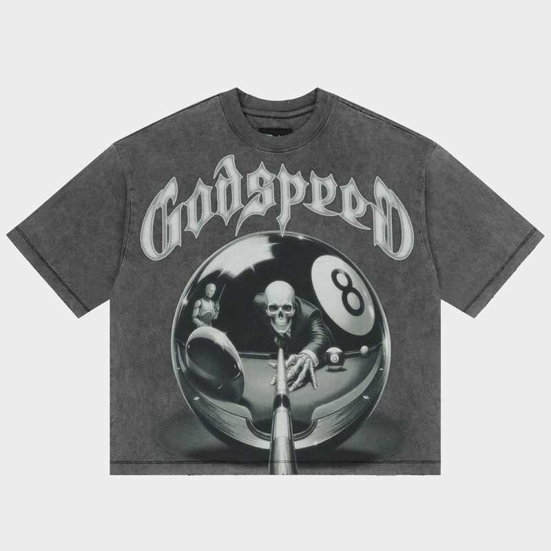 Godspeed 8Ball Tee Grey