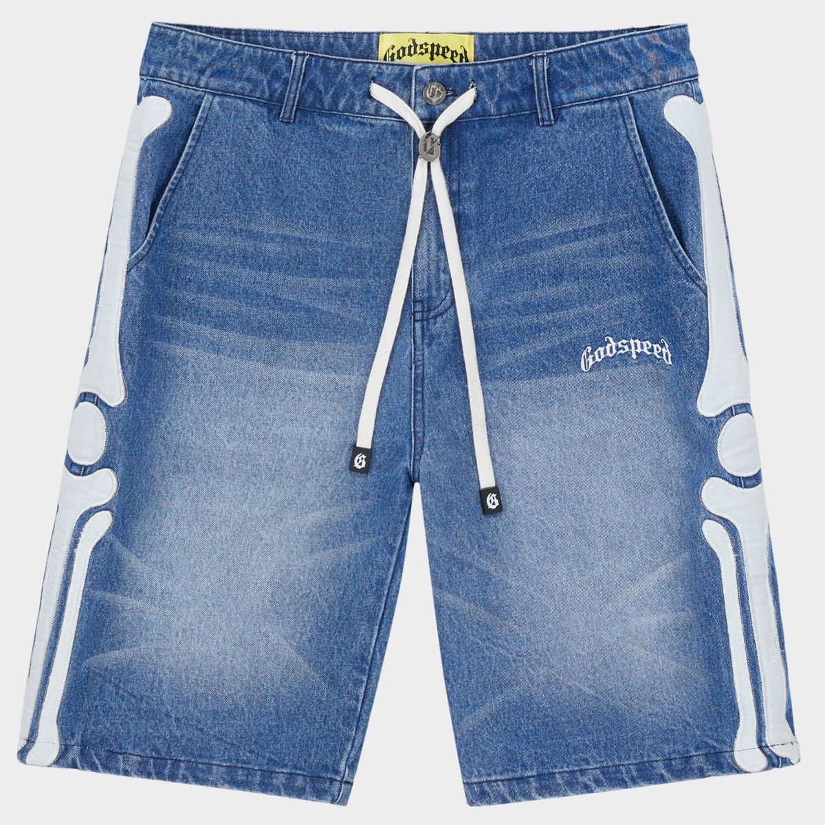 Godspeed Femur Denim Shorts Blue