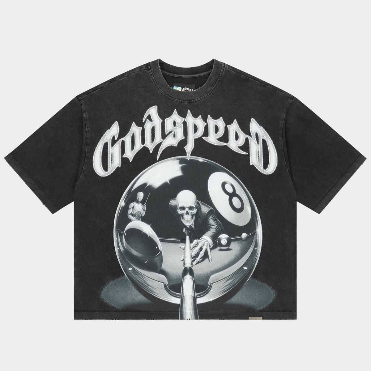 Godspeed 8ball Tee Black