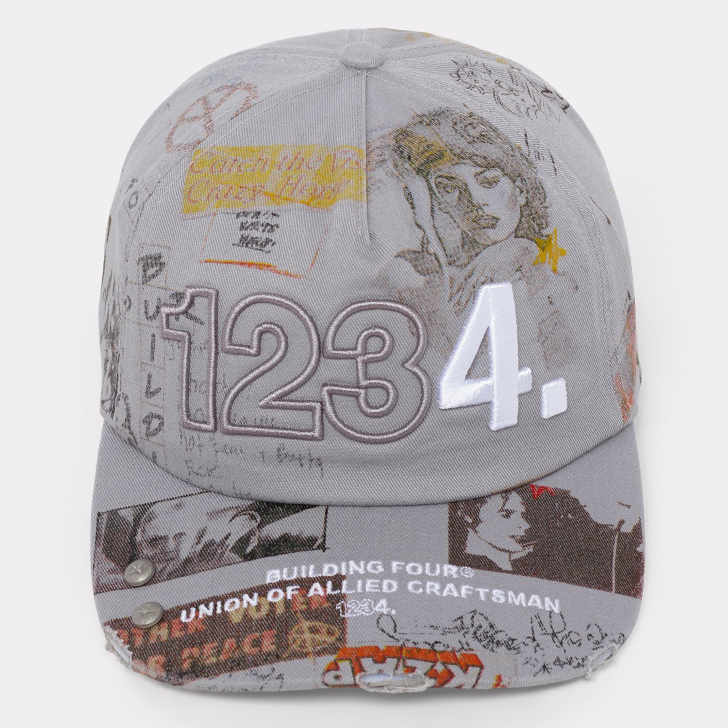 BLDG4 Precast Hat Neutral Gray