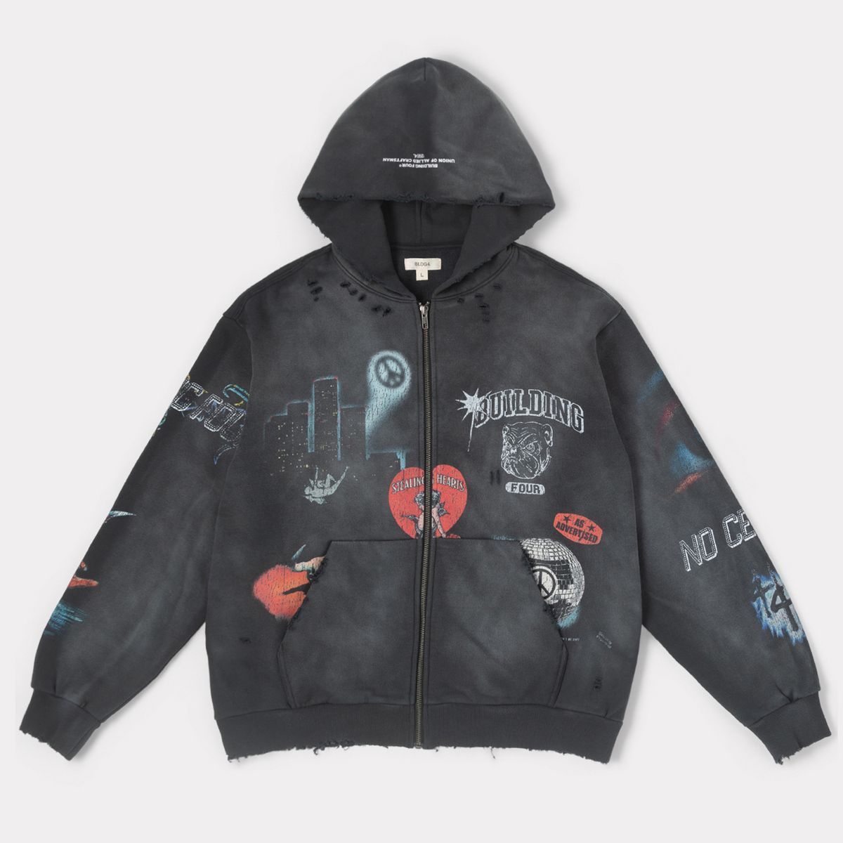 BLDG4 Cladding Hoodie Jet Set