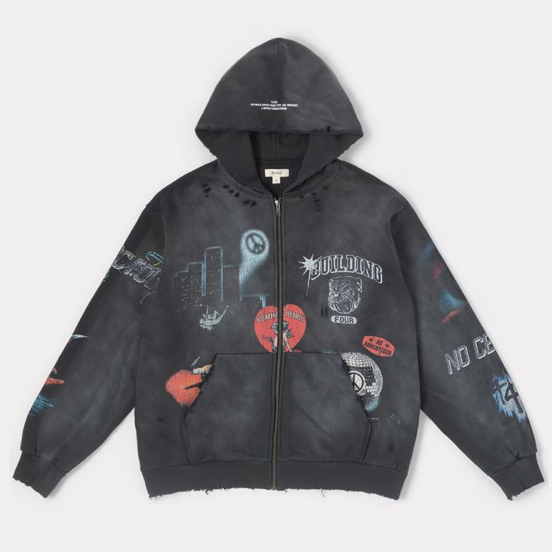 BLDG4 Cladding Hoodie Jet Set