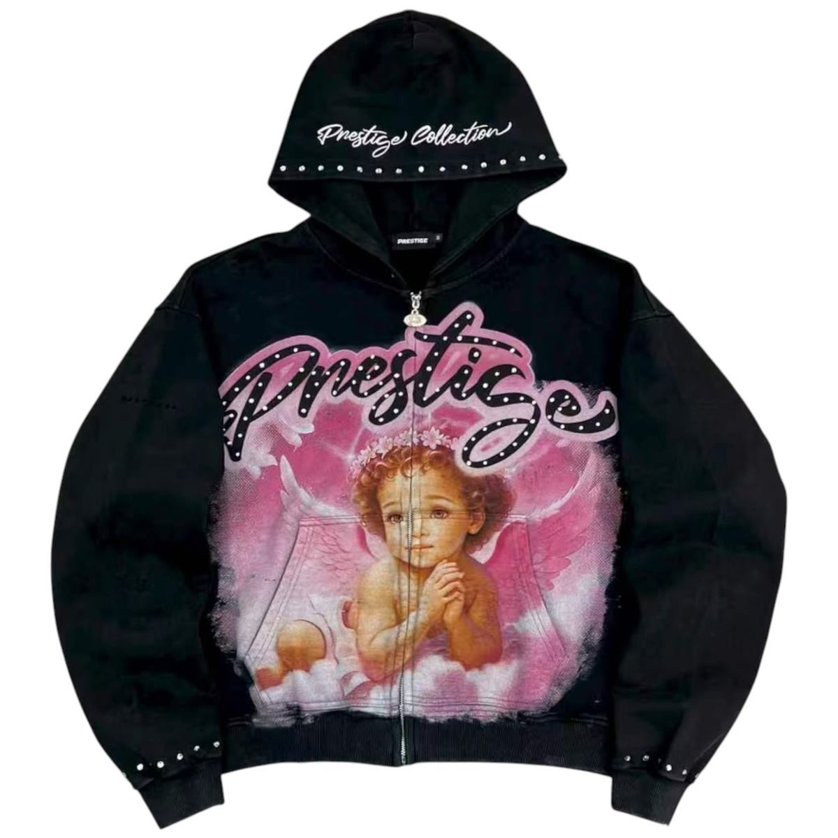 Prestige Angel Hoodie Black/Pink