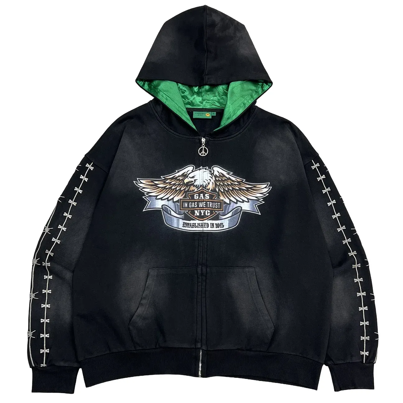 Gas Vengeance Zip Hoodie