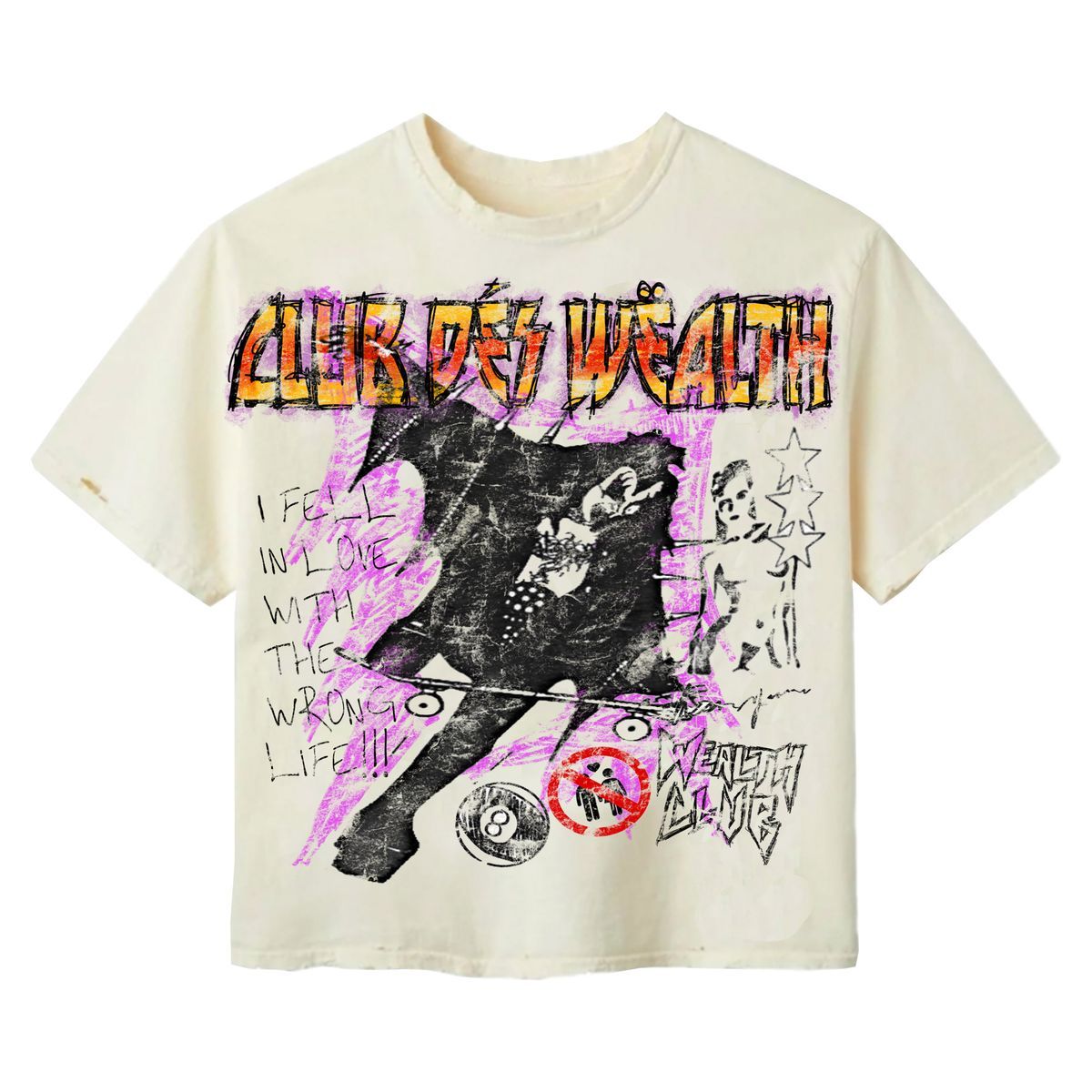 Wealth Club Studios Wrong Life Tee