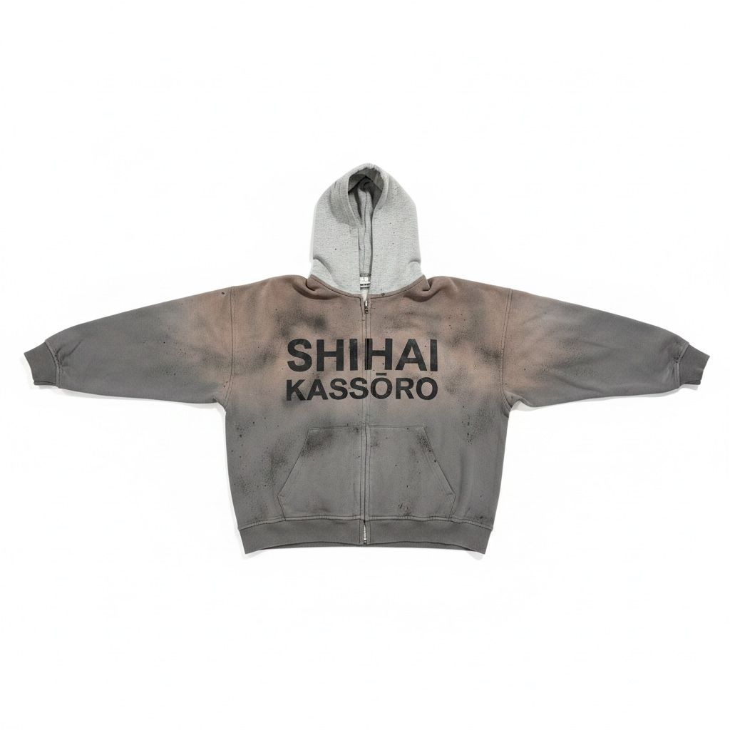 Shihai Sun Dried Grey Zip
