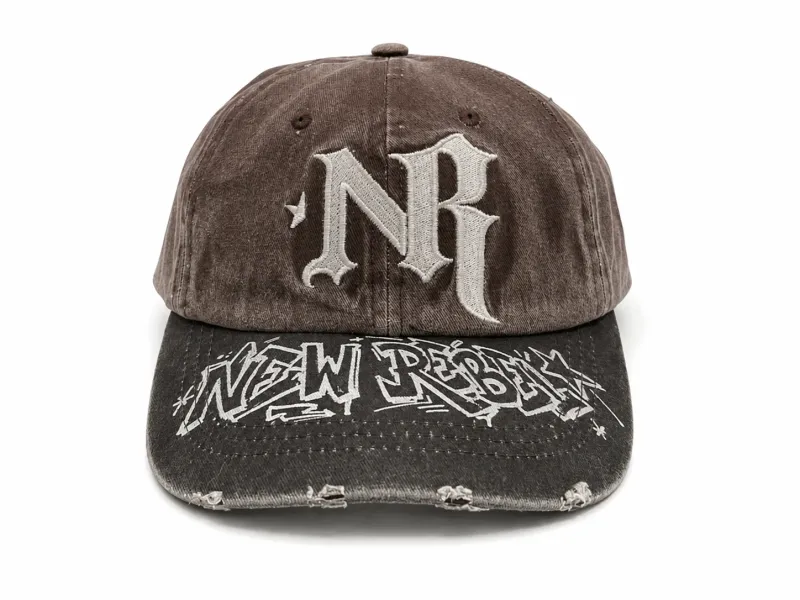New Rebel Graffiti Hat Brown