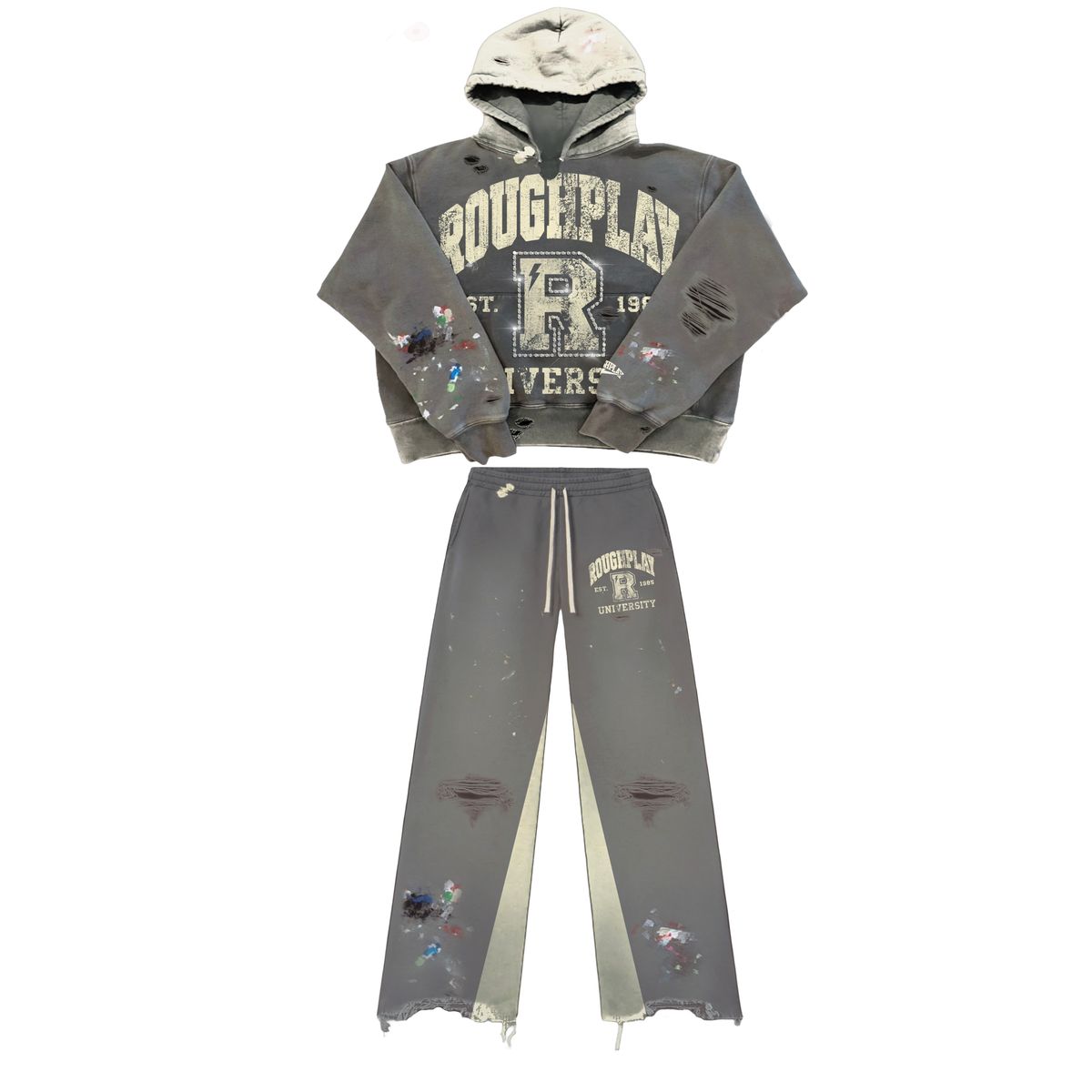 Roughplay Olive/Grey Two Tone Set