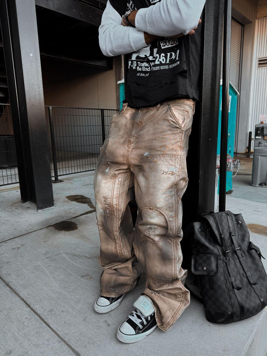 Profit Minded Double Knees Khaki