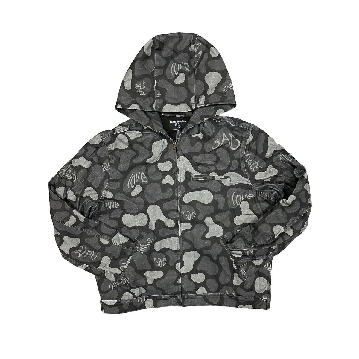 Mixed Emotion Black Carpenter Jacket