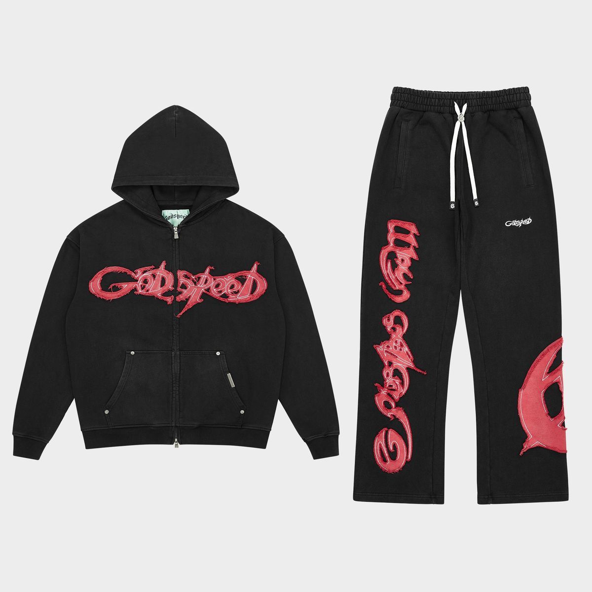 Godspeed Raw Import Sweatsuit Black/Red