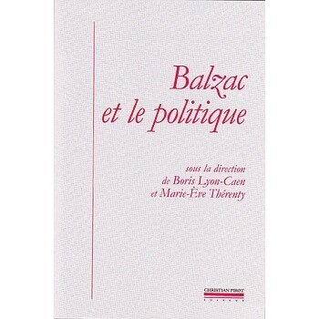 Balzac et le Politique - Boris Lyon-Caen Balzac est le sismographe d'une époque - la monarchie de juillet - où s'invente la politique moderne. Cet ouvrage montre comment son diagnostic, celui d'un homme d'ordre autant que d'un "révolutionnaire malgré lui" (Hugo), s'incarne et se module au contact de la fiction. La Comédie humaine enregistre une crise de la raison politique - dans des figures, des drames, des idiomes aussi saisissants qu'inventifs. De cette crise sort tout armée, sous la plume de notre "Napoléon des Lettres", une véritable politisation des mœurs en même temps qu'une nouvelle poétique du roman. L'ensemble de ces chapitres s'efforce de faire le tour des textes balzaciens - romans, essais ou correspondances, les plus investis par le discours politique balzacien, comme Le Médecin de campagne ou Le Curé de village, Z. Marcas, Sur Catherine de Médicis, Le Député d'Arcis, L'Envers de l'histoire contemporaine, etc.