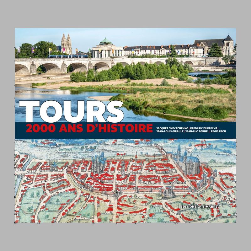 Tours 2000 ans d'histoire / Jacques Chevtchenko, Jean Luc Porhel, Régis Rech, Frédéric Dufrèche

Peu de Tourangeaux savent que la première mention de Caesarodunum, premier nom de notre cité, apparaît sur la copie d'une ancienne carte romaine où figurent les routes et les principales villes de l'Empire romain. Au contraire de périodes mieux étudiées comme l'histoire de saint-Martin, la guerre de 1914-1918 et la seconde Guerre mondiale...