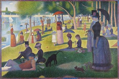 Un dimanche après-midi à l'Île de la Grande Jatte - Georges Seurat