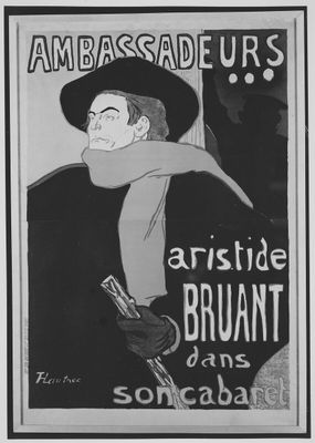 Aristide Bruant par Toulouse-Lautrec