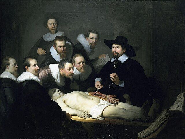 La Leçon d'anatomie du docteur Tulp par Rembrandt