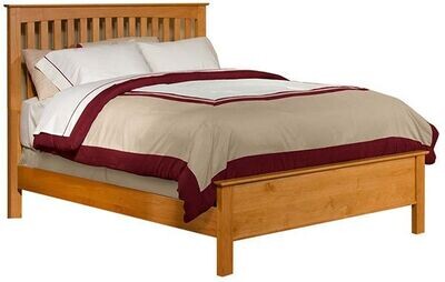 Alder Shaker Slat Bed