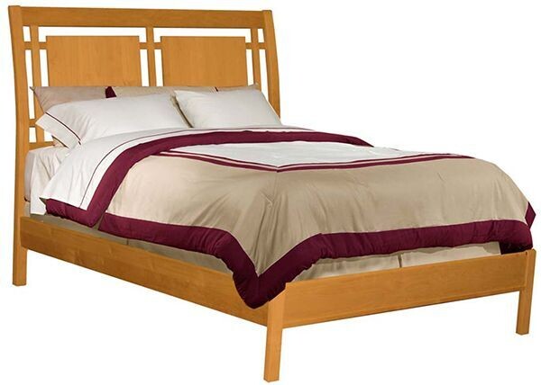 Alder Shaker Modern Sleigh Bed