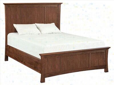 White Oak Prairie City Mantel Bed