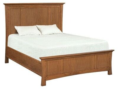 White Oak Prairie City Mantel Bed