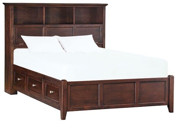 Alder McKenzie Bookcase Storage Bed