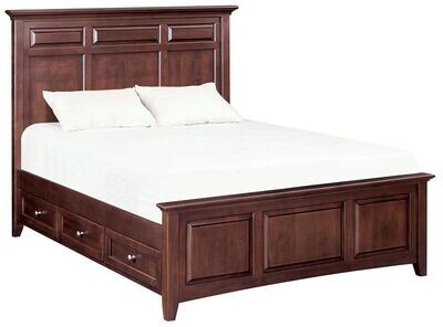 Alder McKenzie Mantel Storage Bed for Adjustable Bases