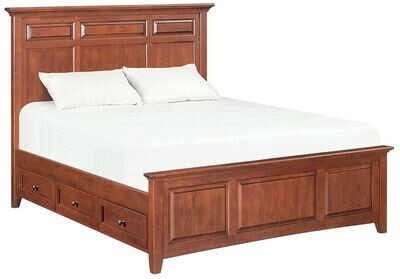 Alder McKenzie Mantel Storage Bed for Adjustable Bases