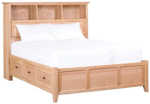 Alder McKenzie Bookcase Storage Bed