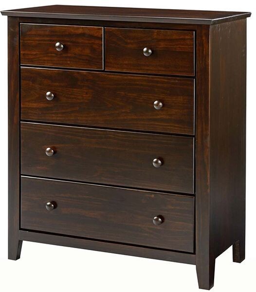 Pine 5 Drawer Chest