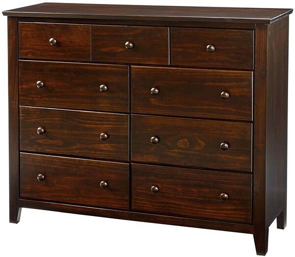 Pine 9 Drawer Chest