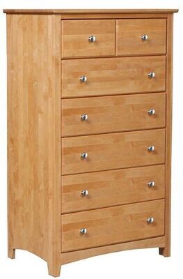 Alder Shaker 7 Drawer Chest