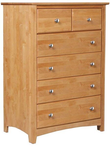 Alder Shaker 6 Drawer Chest