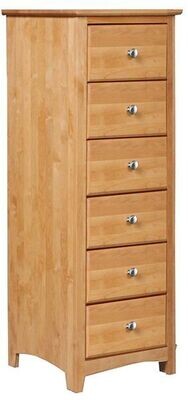 Alder Shaker 6 Drawer Lingerie Chest Alder Shaker 6 Drawer Lingerie Chest