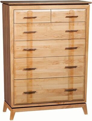 Alder and Black Walnut Addison Chest