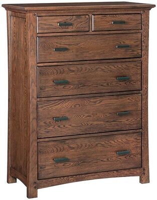 White Oak Prairie City 6 Drawer Chest White Oak Prairie City 6 Drawer Chest