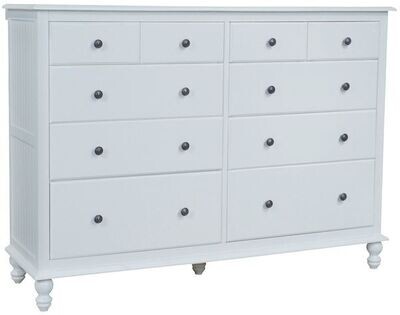 Parawood Cottage Dresser, Beach White