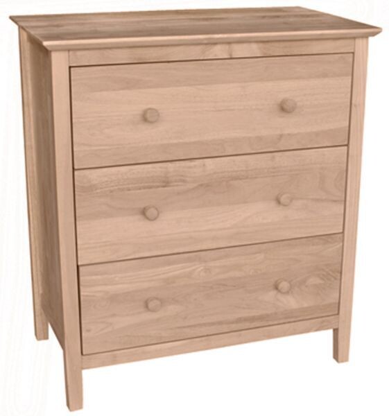 Parawood Brooklyn 3 Drawer Chest