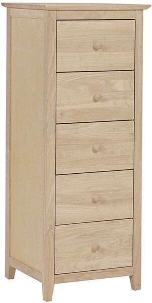 Parawood Lancaster 5 Drawer Lingerie Chest