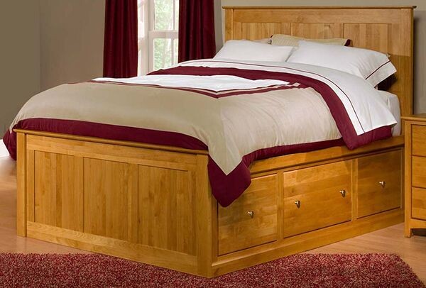 Alder Shaker Storage Bed