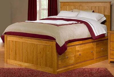 Alder Shaker Storage Bed