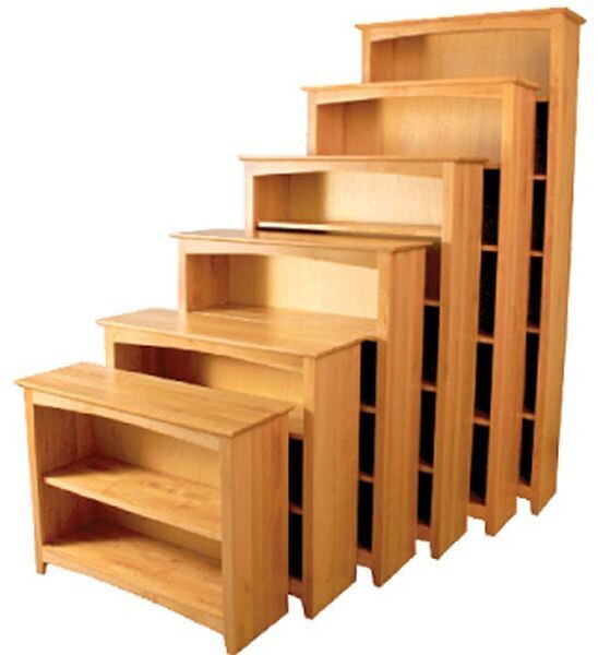 Alder 36 Inch Shaker Bookcases