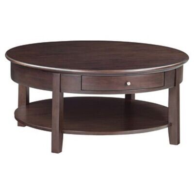 Alder McKenzie Round Cocktail Table Alder McKenzie Round Cocktail Table