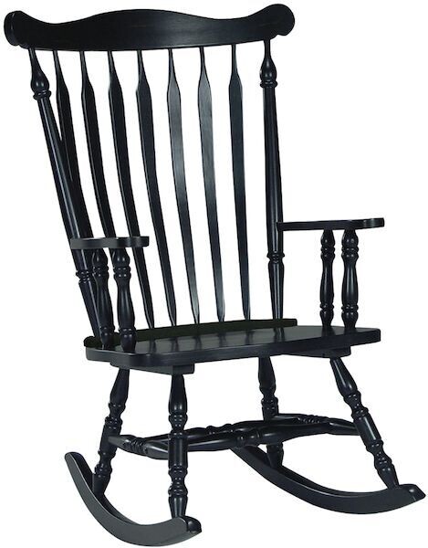 Parawood Colonial Rocker, Antique Black