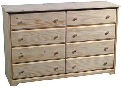 Pine 8 Drawer Dresser Pine 8 Drawer Dresser