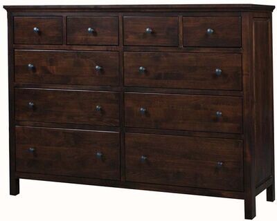 Alder Heritage 10 Drawer Dresser