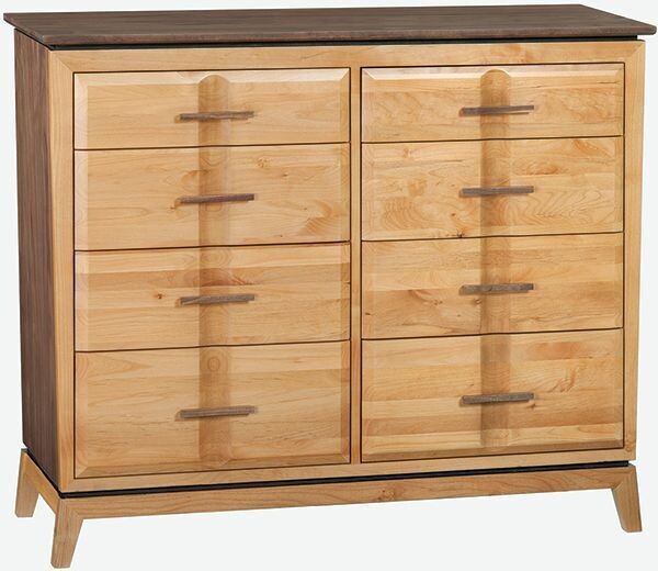 Alder and Black Walnut Addison Dresser